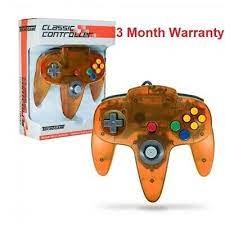 TeknoGame Wired N64 Controller-Orange
